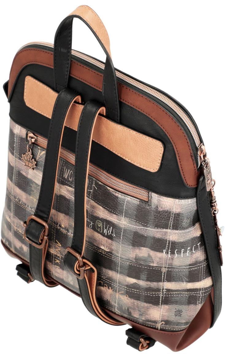 Mädchen Backpack Stadt Anekke The Forest Wild Black Glitzer Towanda