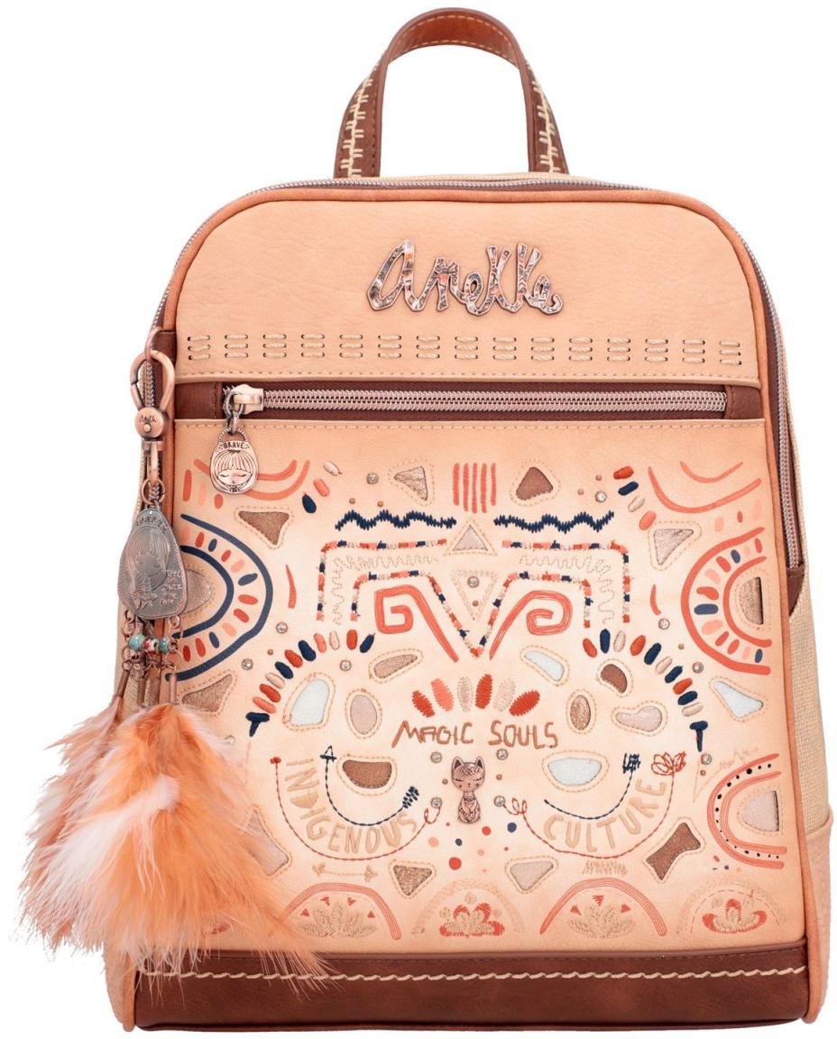 Mädchenrucksack Anekke Menire Tribe Tabletfach Braun Lasercut