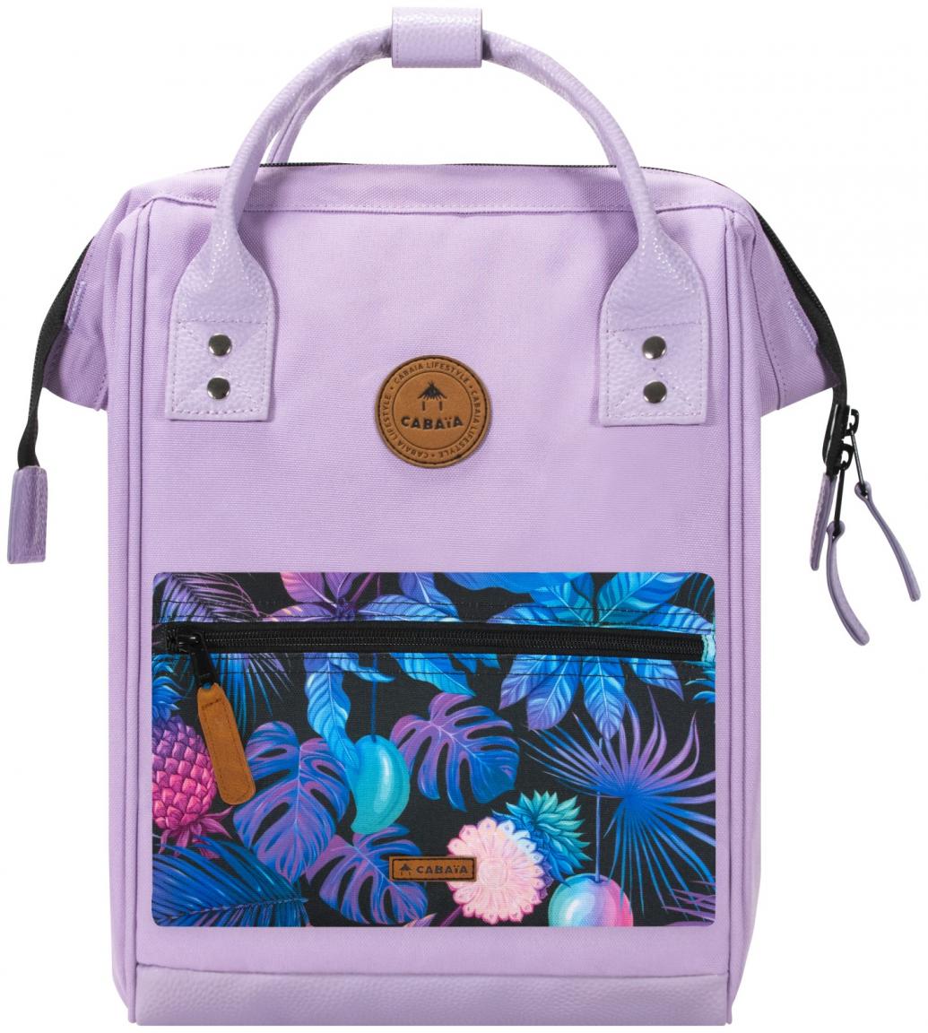 Mädchenrucksack Cabaia Adventurer Jaipur Small Lila Wechselpouch