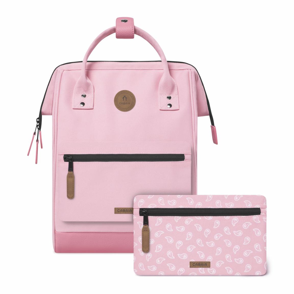 Mädchenrucksack Cabaia Adventurer Medium Saint Malo Baby Pink nachhaltig