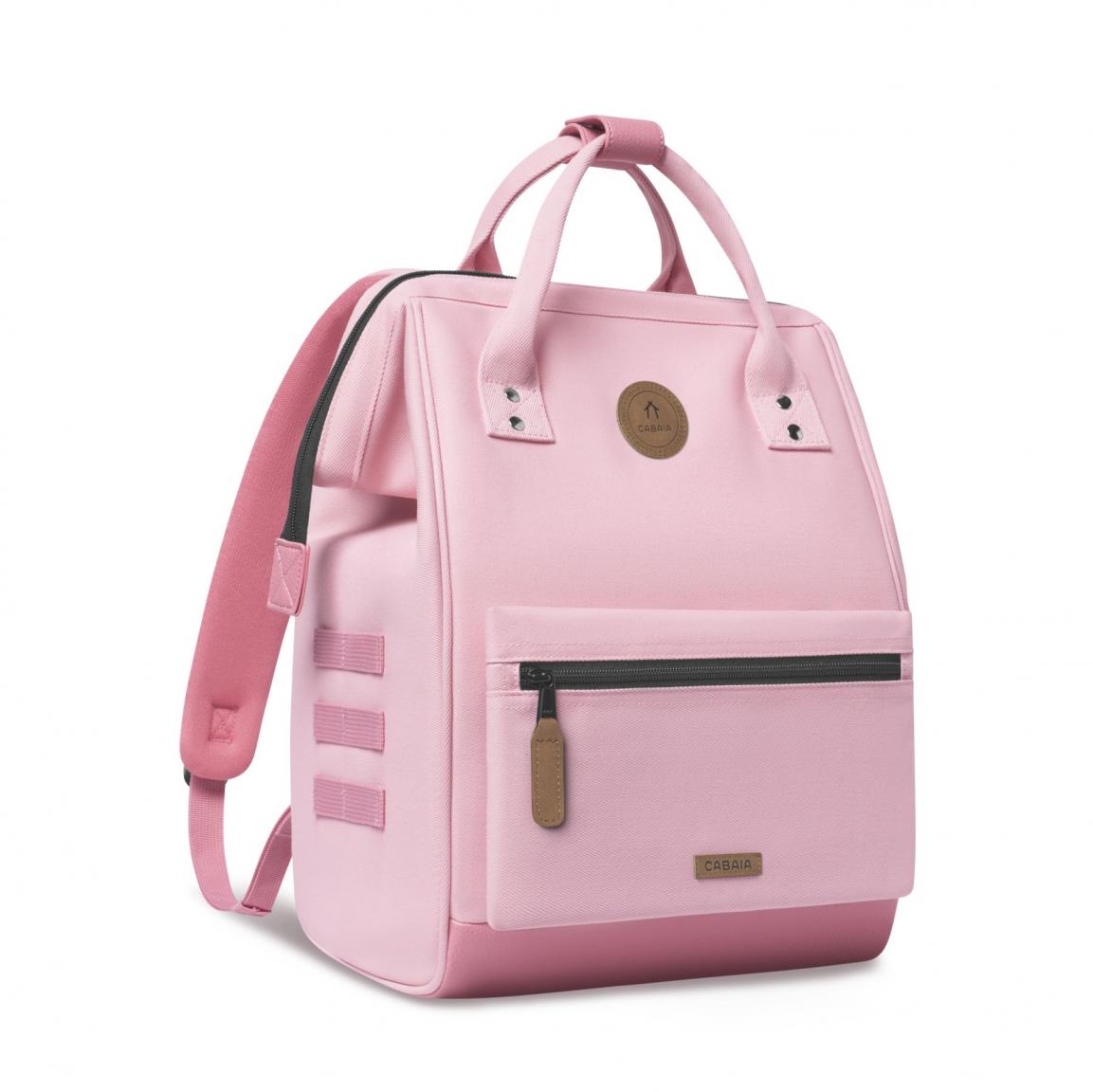 Mädchenrucksack Cabaia Adventurer Medium Saint Malo Baby Pink nachhaltig