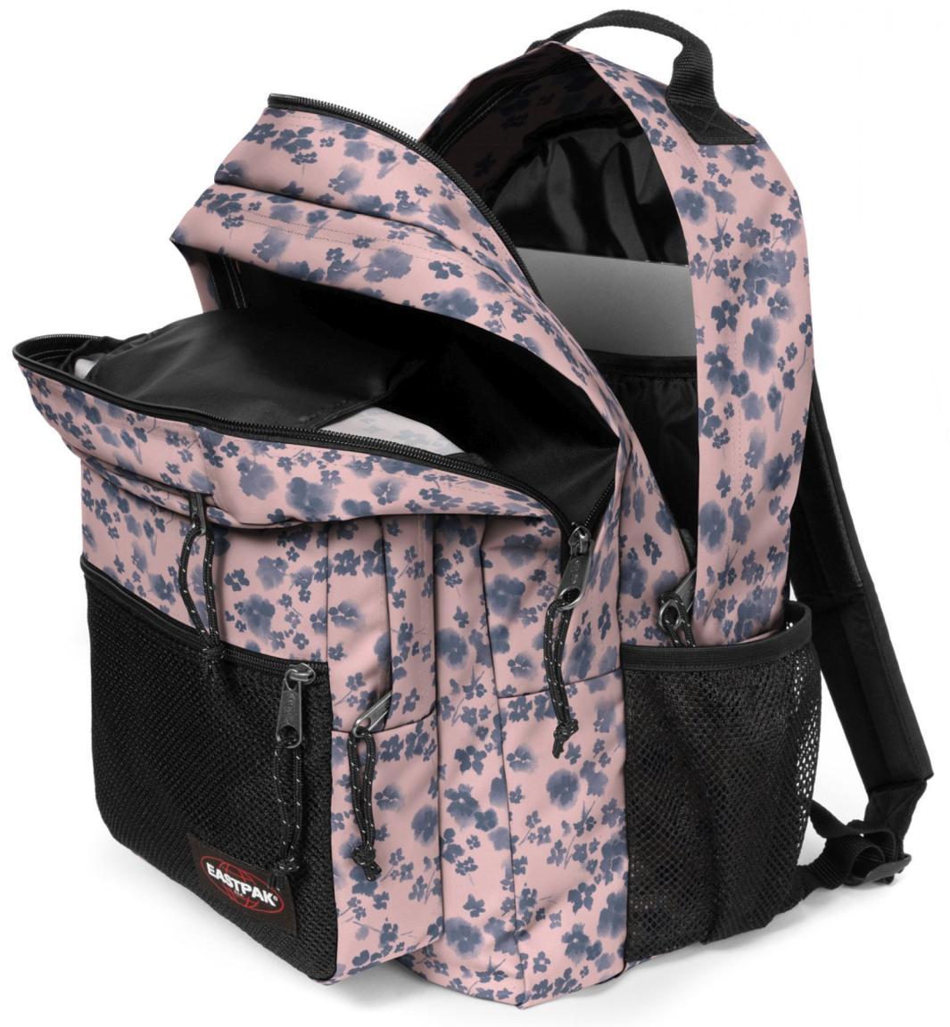 Mädchenrucksack Flower Eastpak Pinzip Silky Pink rosa Schule Uni
