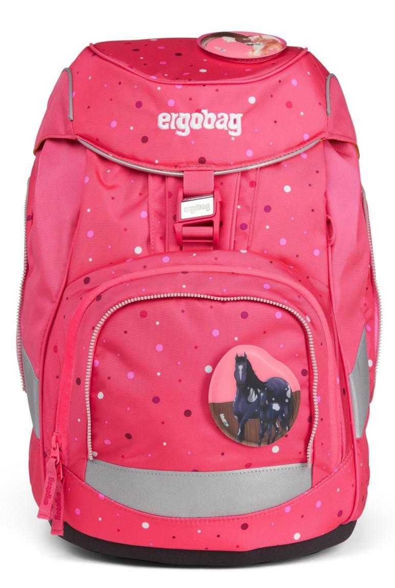 Mädchenrucksack Schulset Pferde pink ergobag pack 6-teilig