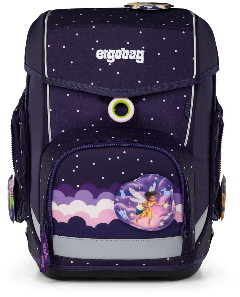 Mädchenschulranzen violett Elfen ergobag cubo SternguckBär 