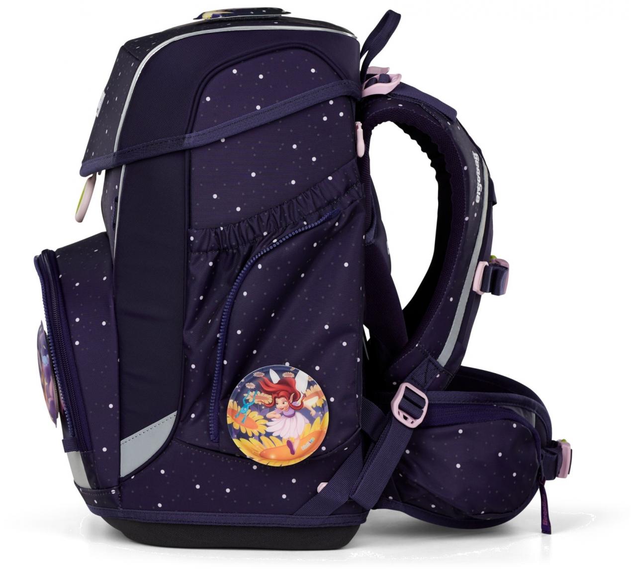 Mädchenschulranzen violett Elfen ergobag cubo SternguckBär 