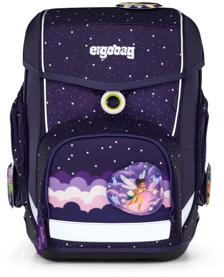 Mädchenschulranzen violett Elfen ergobag cubo SternguckBär 