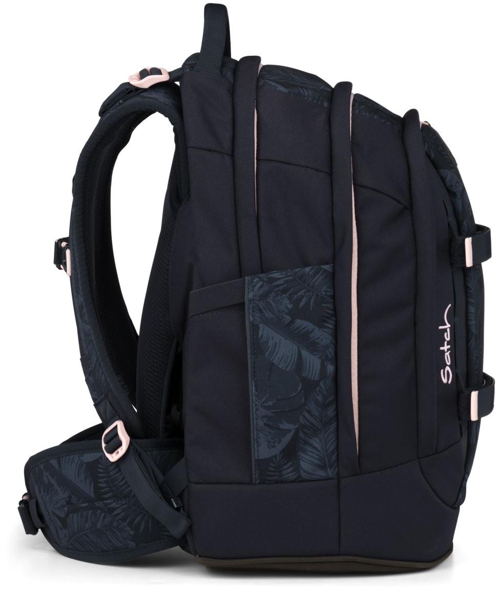 Mädchenschultasche Blätterprint Satch Pack Midnight Jungle