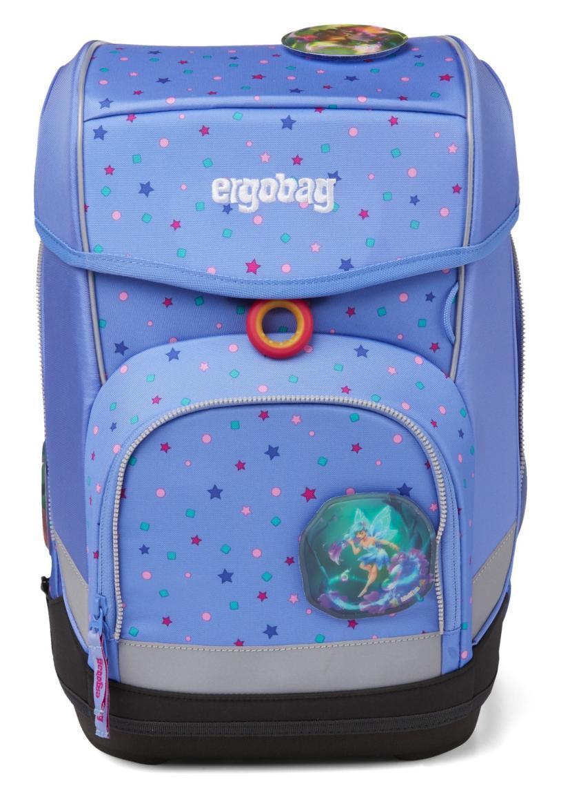 Mädchenschultasche Komplettset Grundschule ergobag cubo Bärzaubernd Elfen blau Sterne