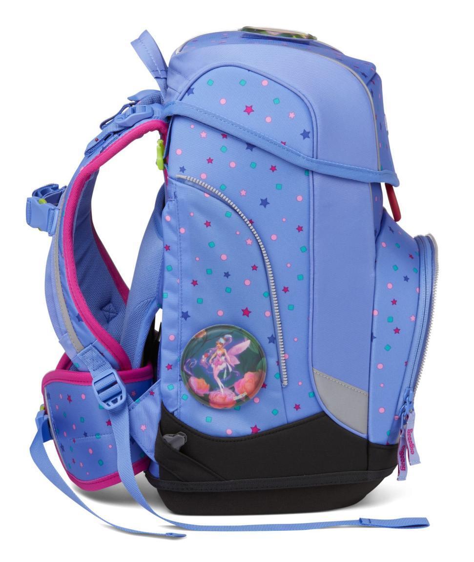 Mädchenschultasche Komplettset Grundschule ergobag cubo Bärzaubernd Elfen blau Sterne
