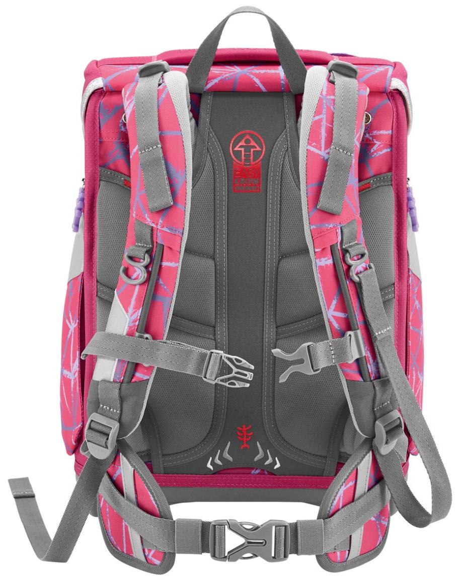 Mädchenschultasche pink Star Stella Step by Step Space Federmappe