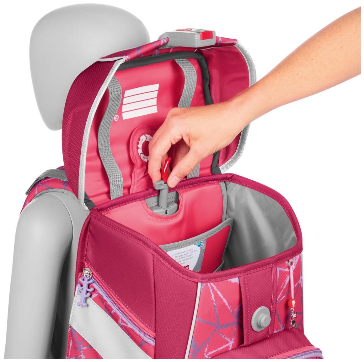 Mädchenschultasche pink Star Stella Step by Step Space Federmappe