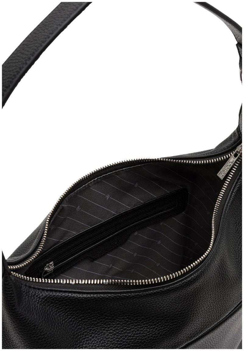 Maite klassisch schwarze Schultertasche L.Credi crossover