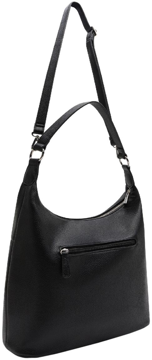 Maite klassisch schwarze Schultertasche L.Credi crossover