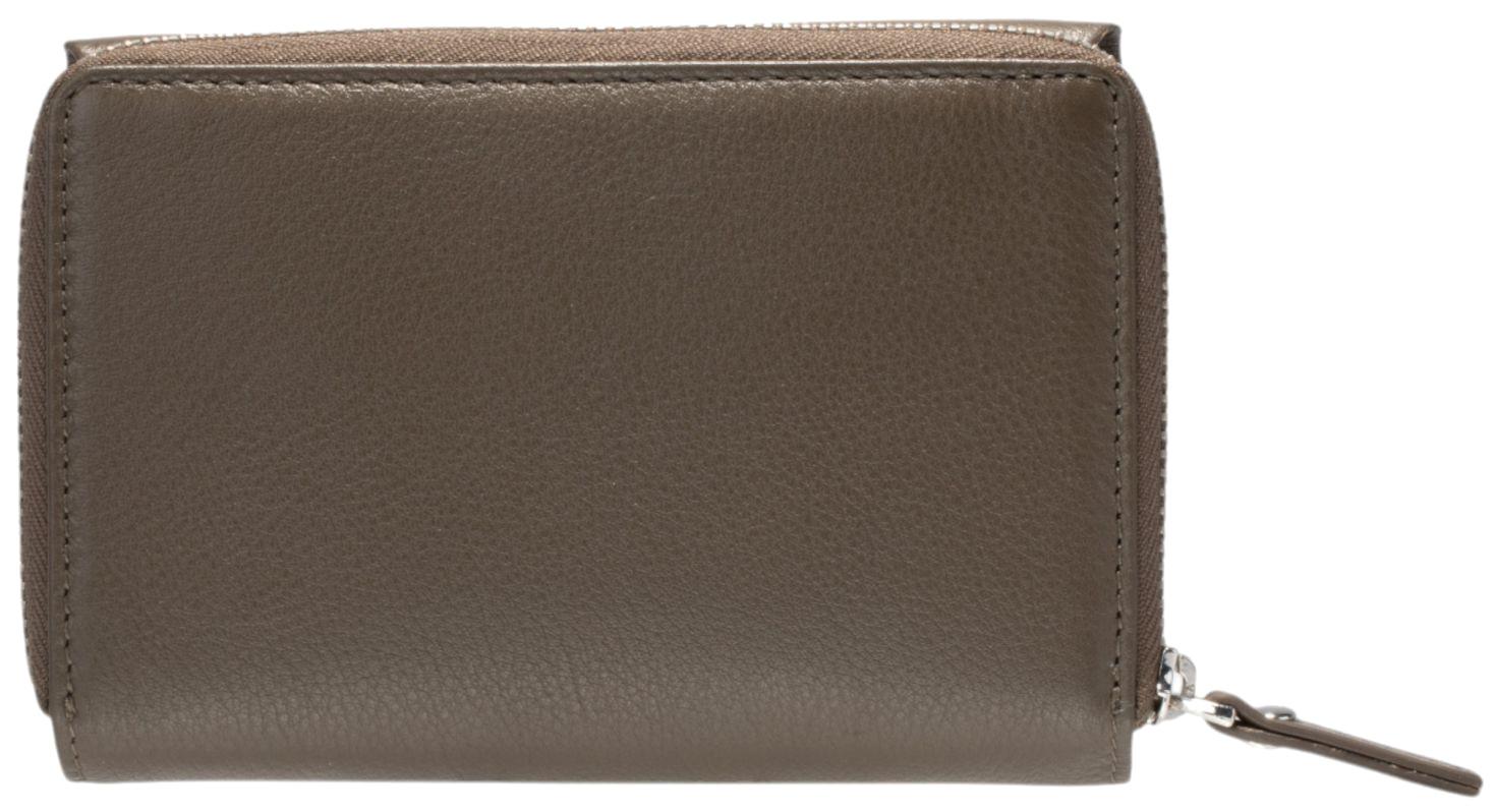 Maitre Belg Damen Geldbörse Leder Dagrete falcon Schlammbraun