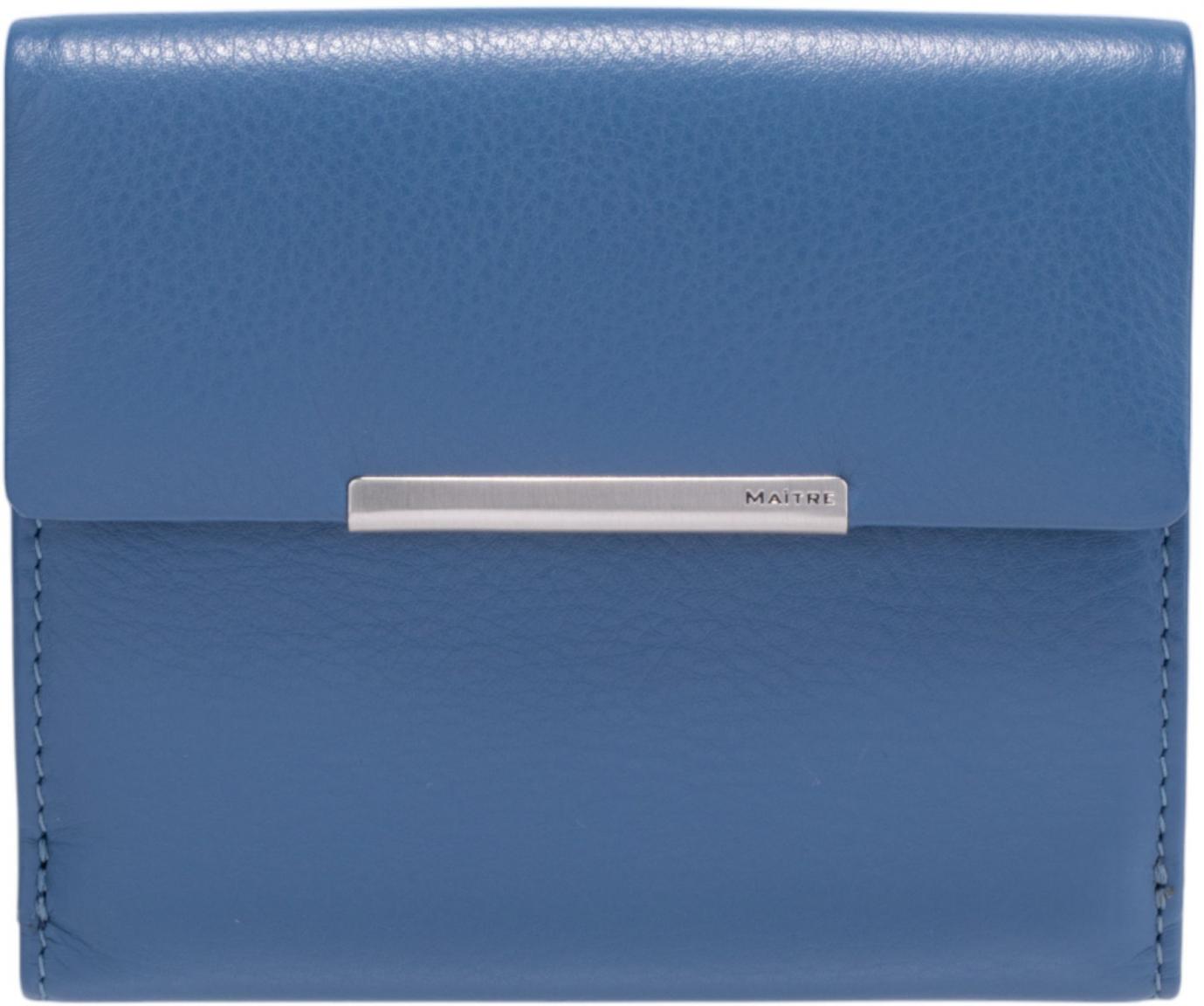 Maitre Belg Geldtasche Dartrud Mittelblau Leder Datenschutz
