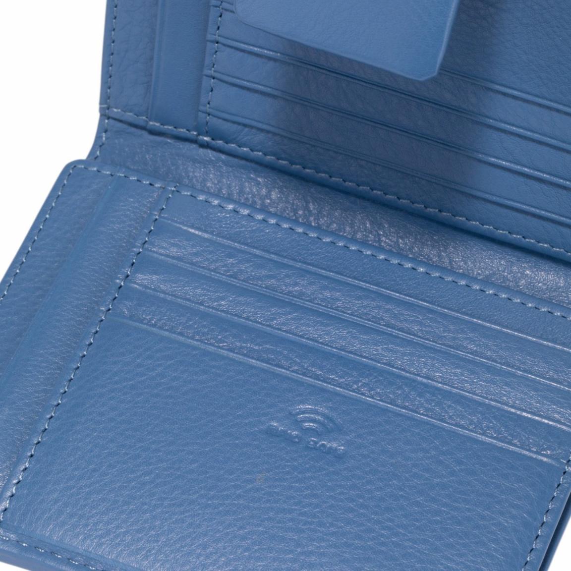 Maitre Belg Geldtasche Dartrud Mittelblau Leder Datenschutz