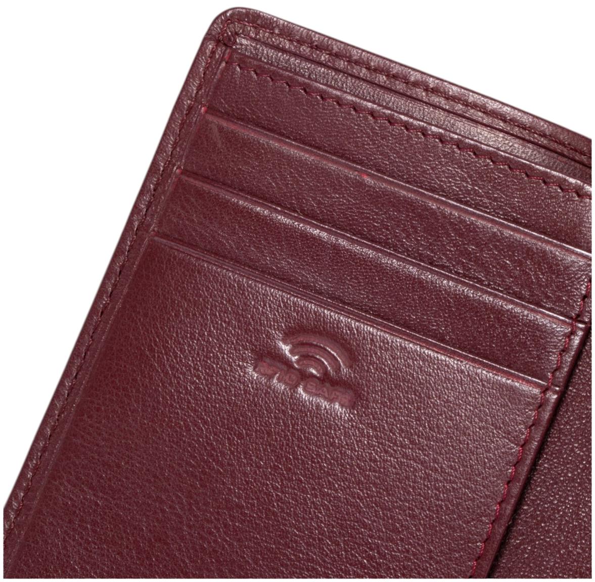 Maitre Belg Lederbörse Damen Dagrete Dark Red