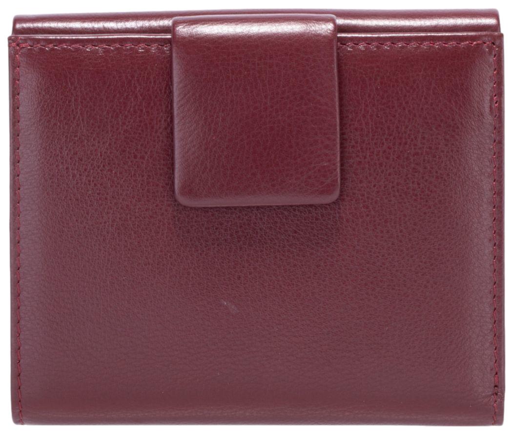 Maitre Belg kompakte Damenbörse mittelgroß Dartrud Dunkelrot