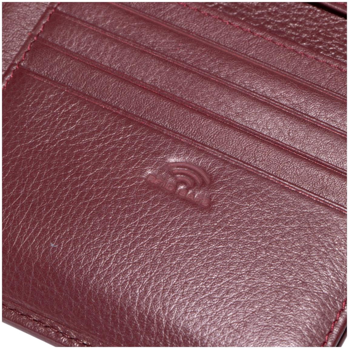 Maitre Belg kompakte Damenbörse mittelgroß Dartrud Dunkelrot