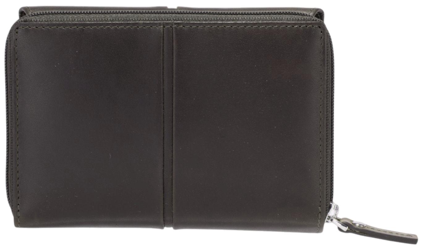 Maitre Damenbörse Diethilde Birkenfeld Seal Brown Rindsfettleder