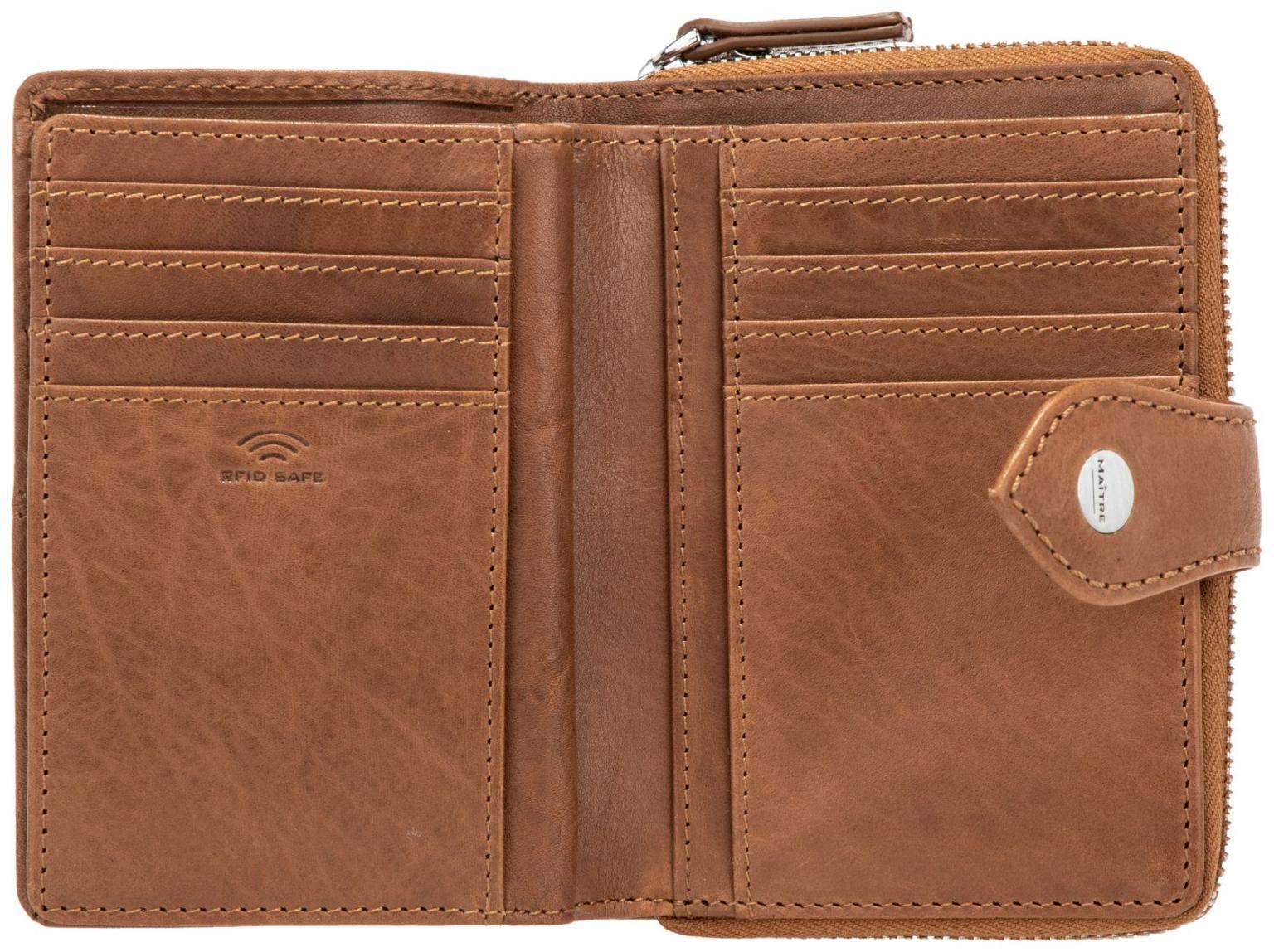 Maitre Damenbörse Lemberg Diethilde Cognac braun Leder 