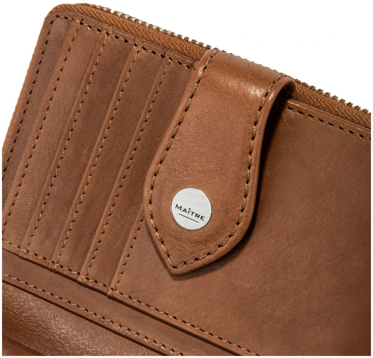 Maitre Damenbörse Lemberg Diethilde Cognac braun Leder 