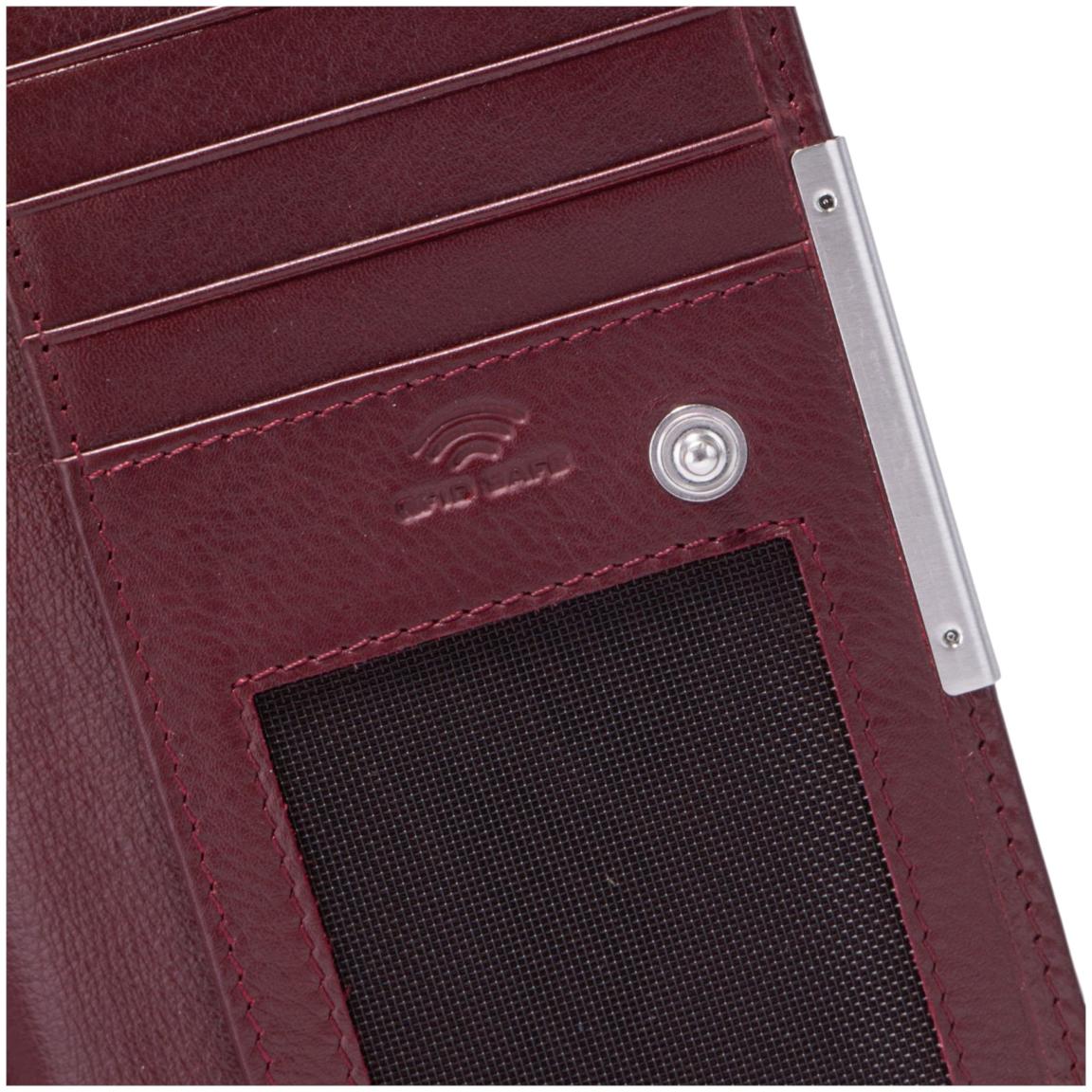 Maitre Diedburg Longbörse mit Überschlag Belg Leder dark red