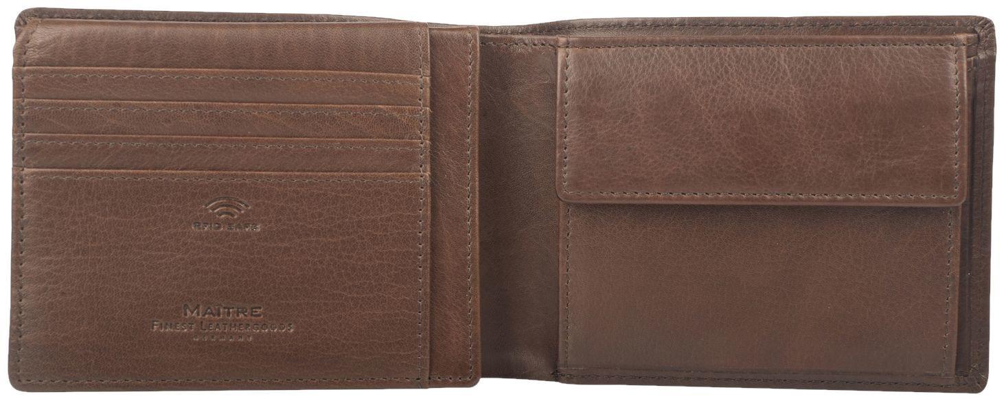 Maitre Herren Lederbörse Dunkelbraun Grumbach Galbert