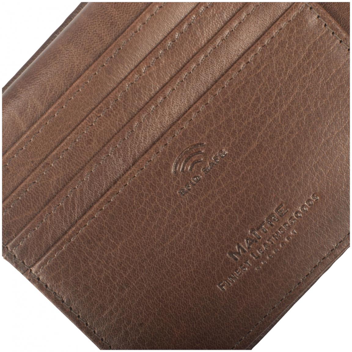 Maitre Herren Lederbörse Dunkelbraun Grumbach Galbert