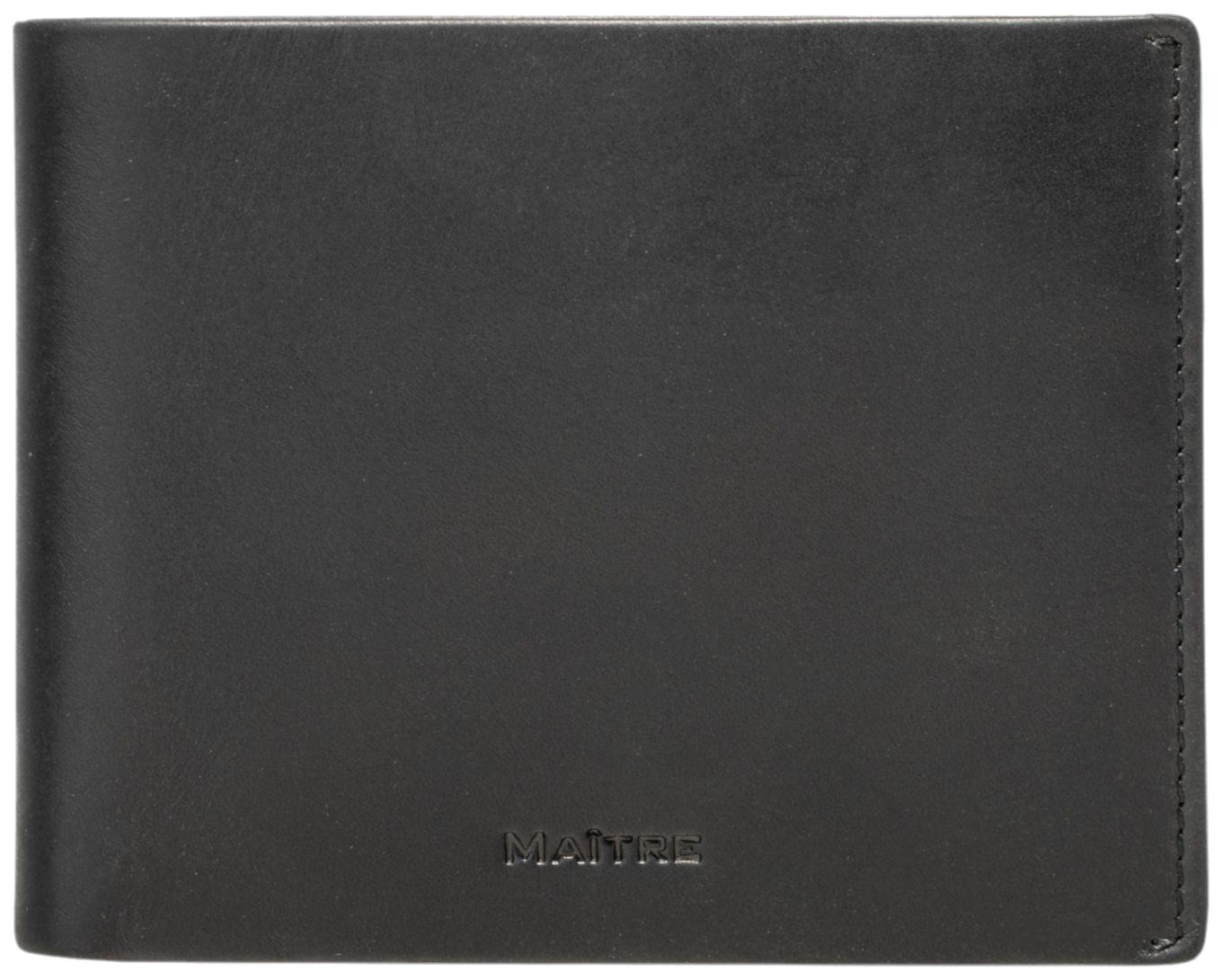 Maitre Herrenbörse Gandolf Birkheim Black Fettleder