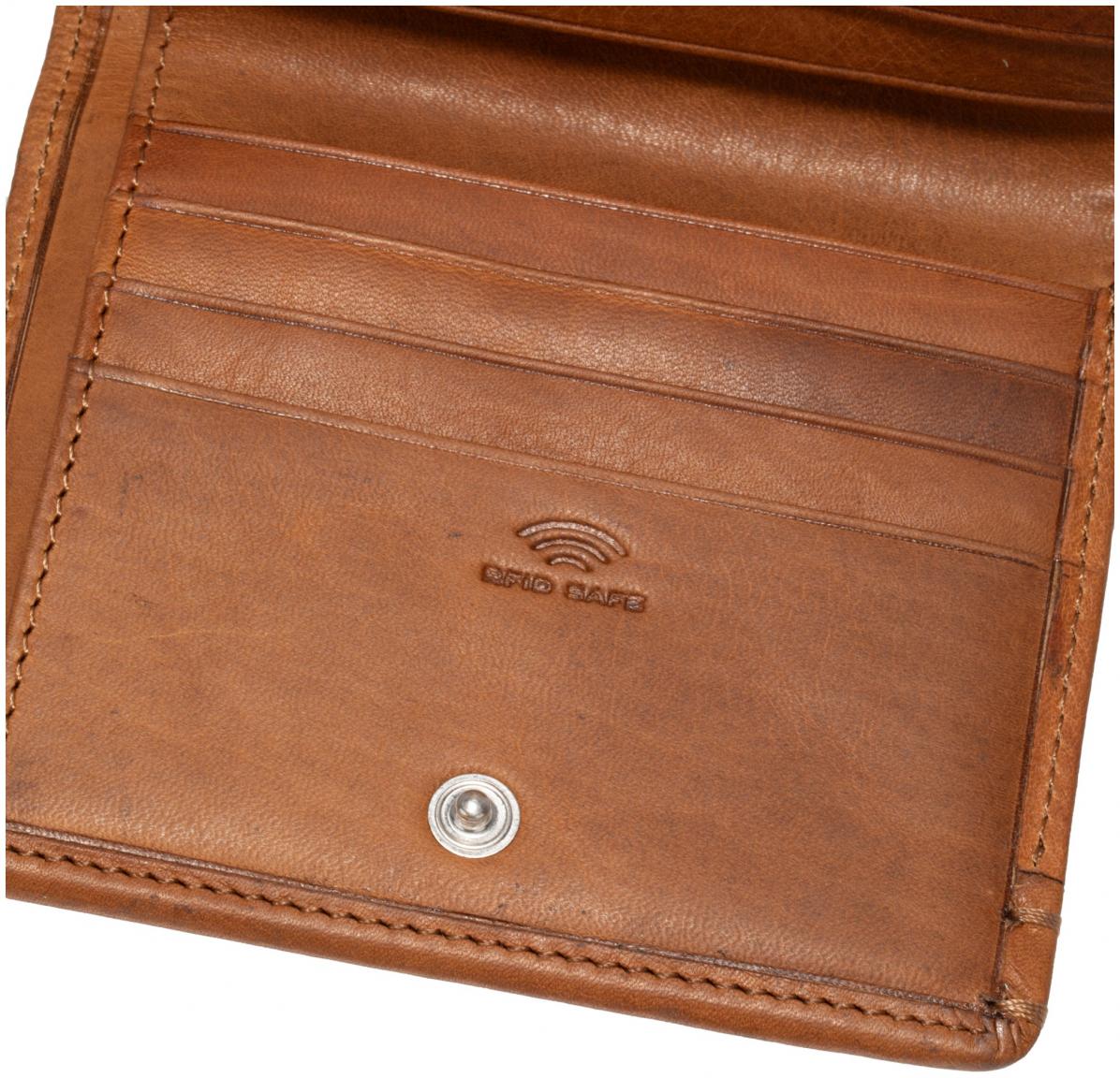 Maitre Lemberg Alberta Lederbörse schmal Midblue