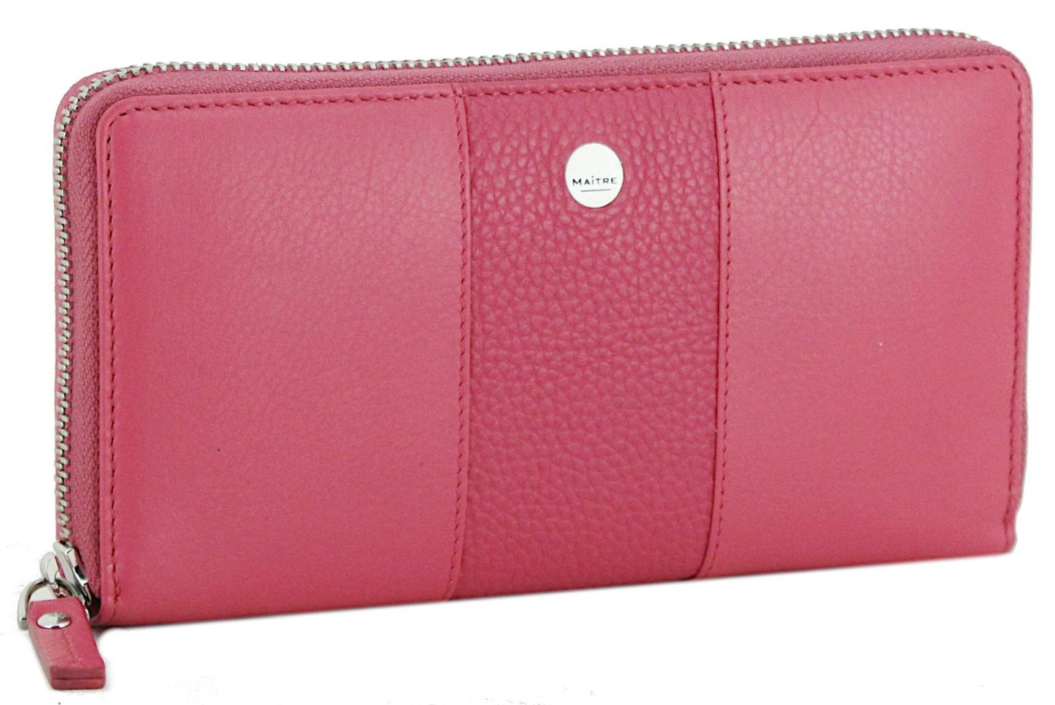 Maitre Longbörse auen Dietrun Purse Pink Leder