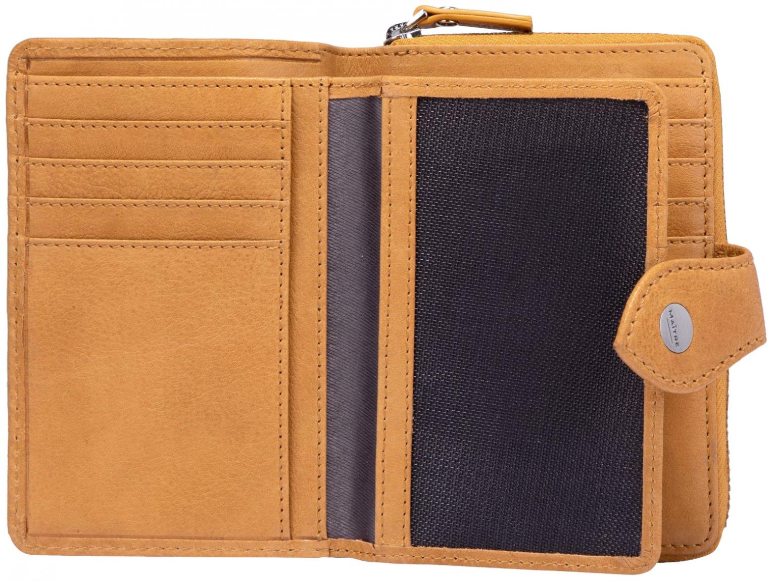 Maitre Portemonnaie Damen Lemberg Diethilde Dark Yellow Datenschutz