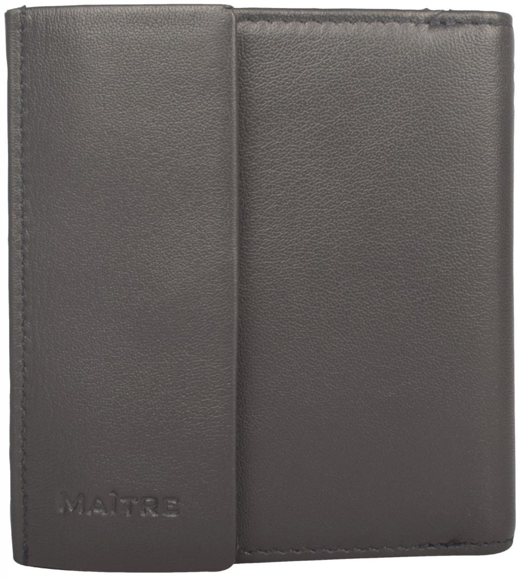 Maitre schmale Lederbörse Raumbach Gerfried Hosentasche Dark Blue
