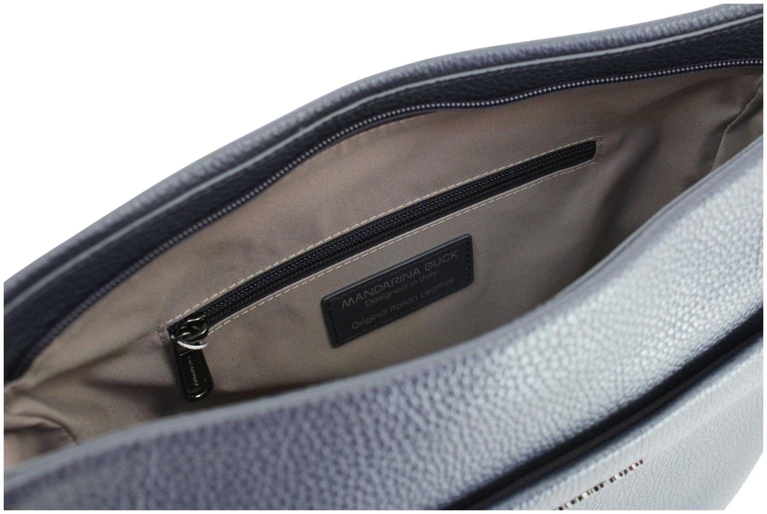 Mandarin Duck Mellow Leather Crossover Grape Ledertasche