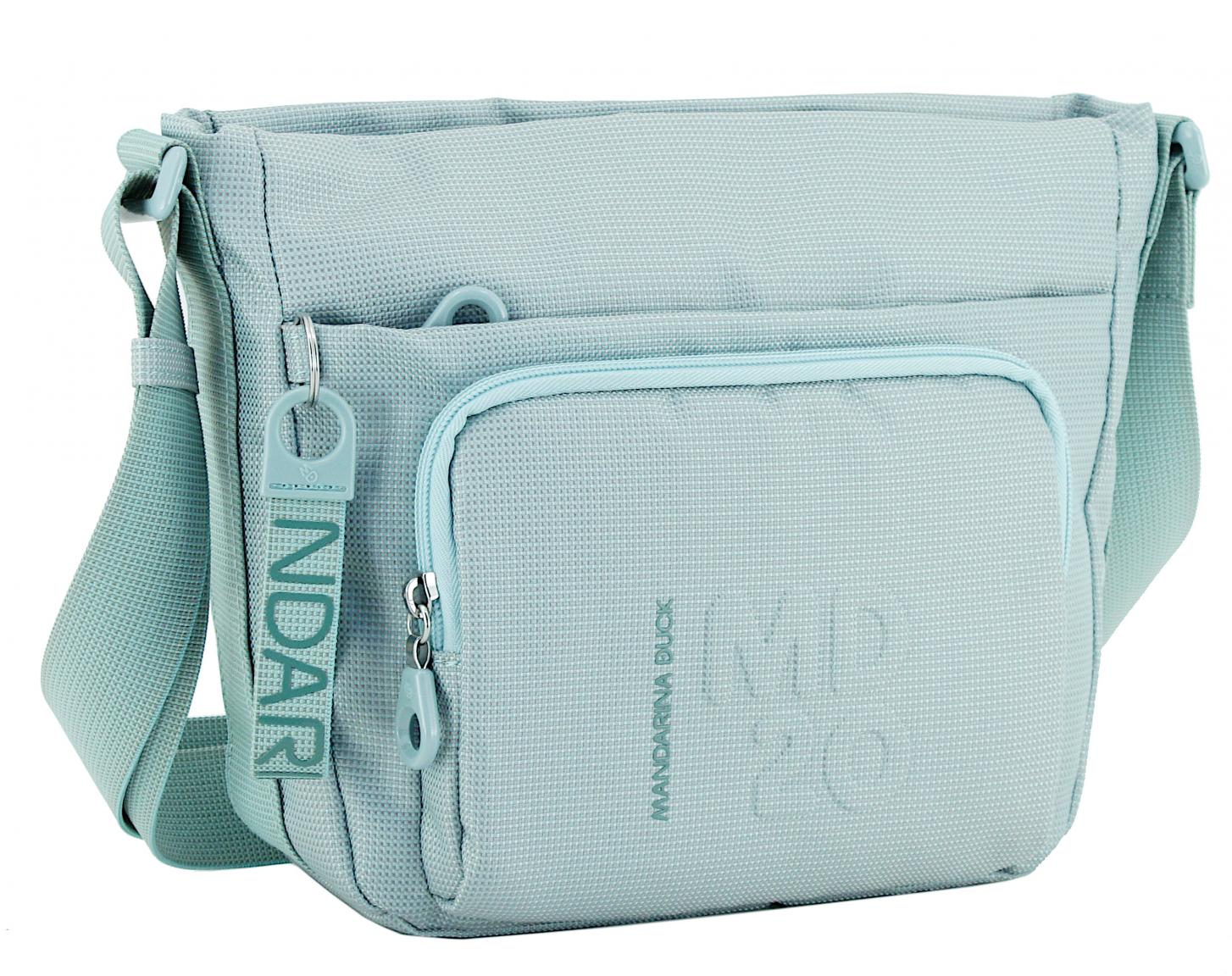 Mandarina Duck MD20 Schultertasche Iceberg Green hellgrün schimmernd