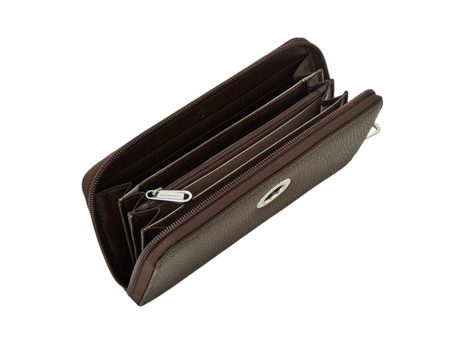 Mandarina Duck Mellow Leather Brieftasche Espresso - Dunkelbraun