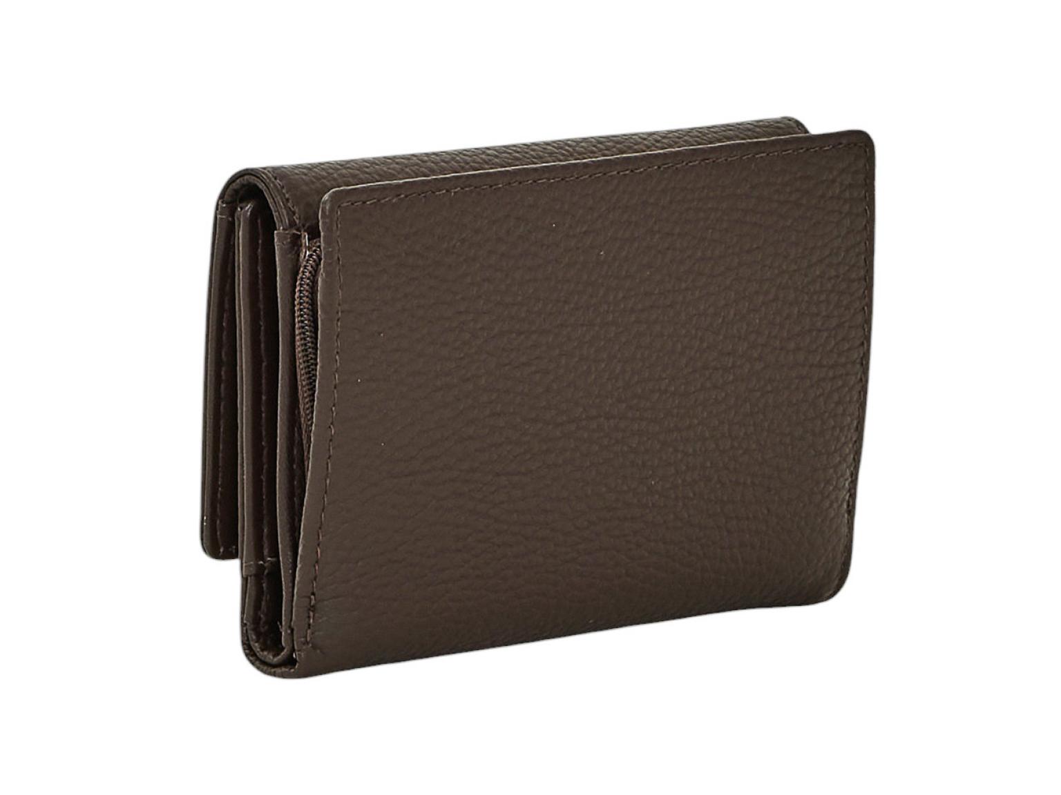 Mandarina Duck Mellow Leather Portemonnaie Espresso - Dunkelbraun