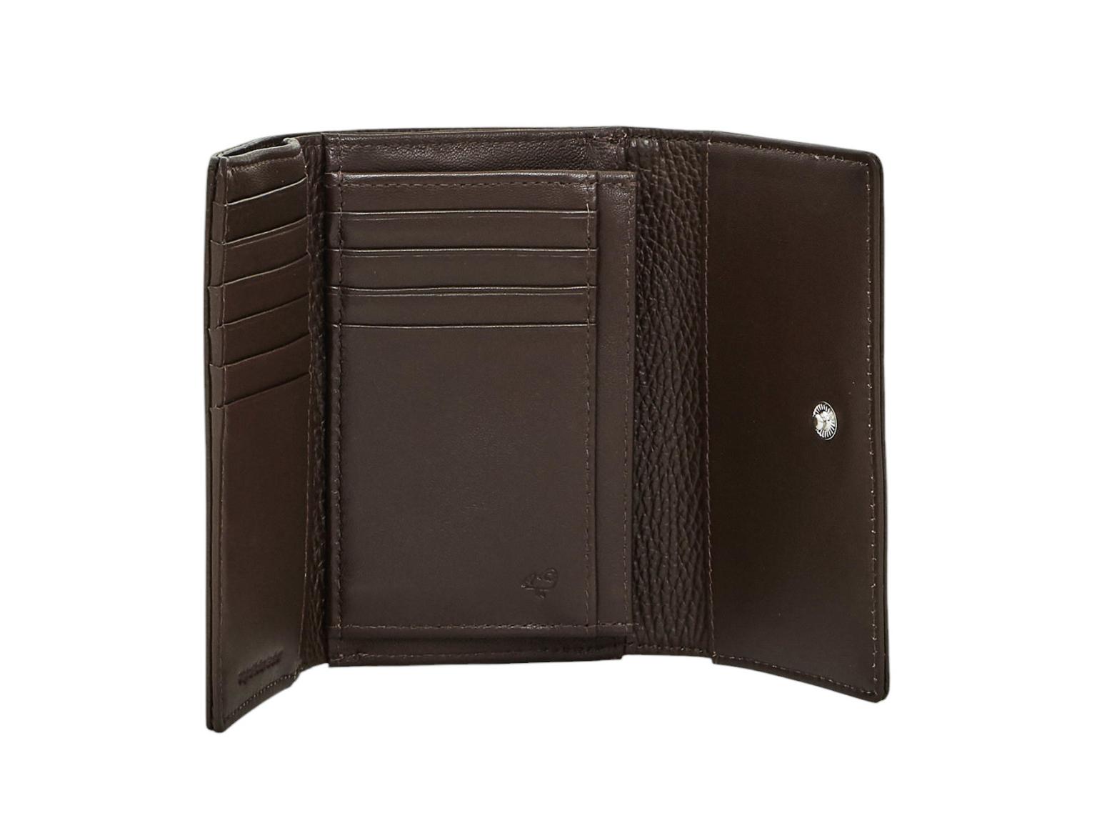 Mandarina Duck Mellow Leather Portemonnaie Espresso - Dunkelbraun