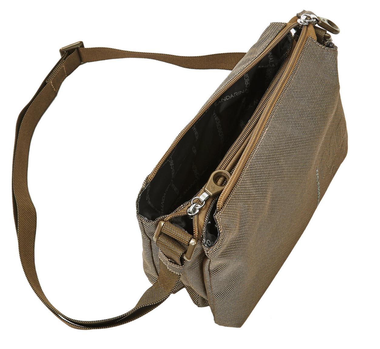 Mandarina Duck dreigeteilte Crossovertasche Oil olivgrün khaki MD20