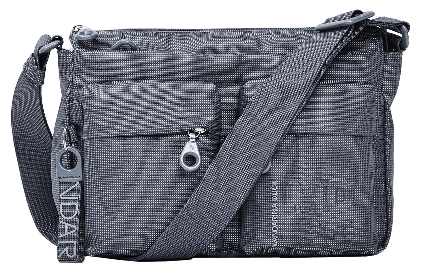 Mandarina Duck dunkelgraue Schultertasche MD20 Crossover Iron