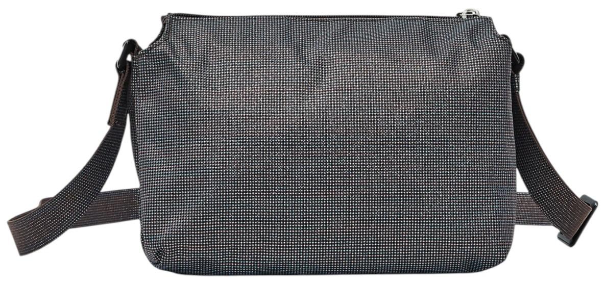 Mandarina Duck kleine Schultertasche Glitzer dunkelblau violett MD20 Lux Galaxy