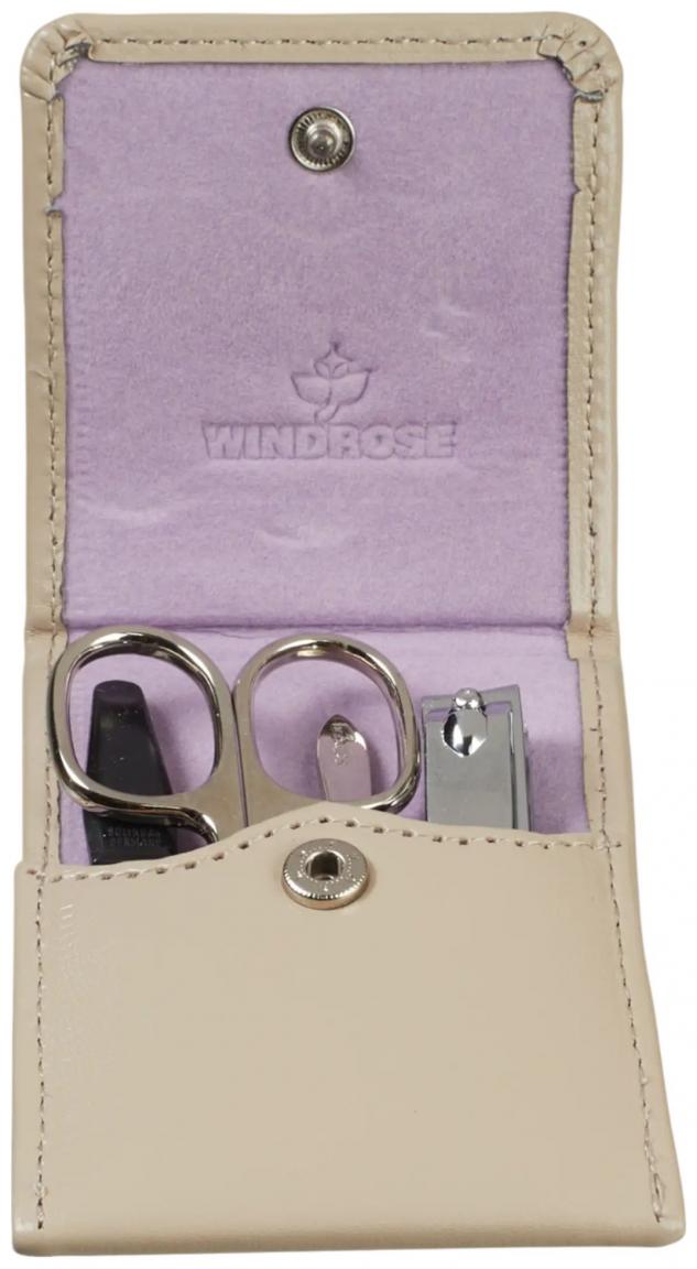 Manikürset Windrose Merino Moda Beige Solingen Feinsynthetik