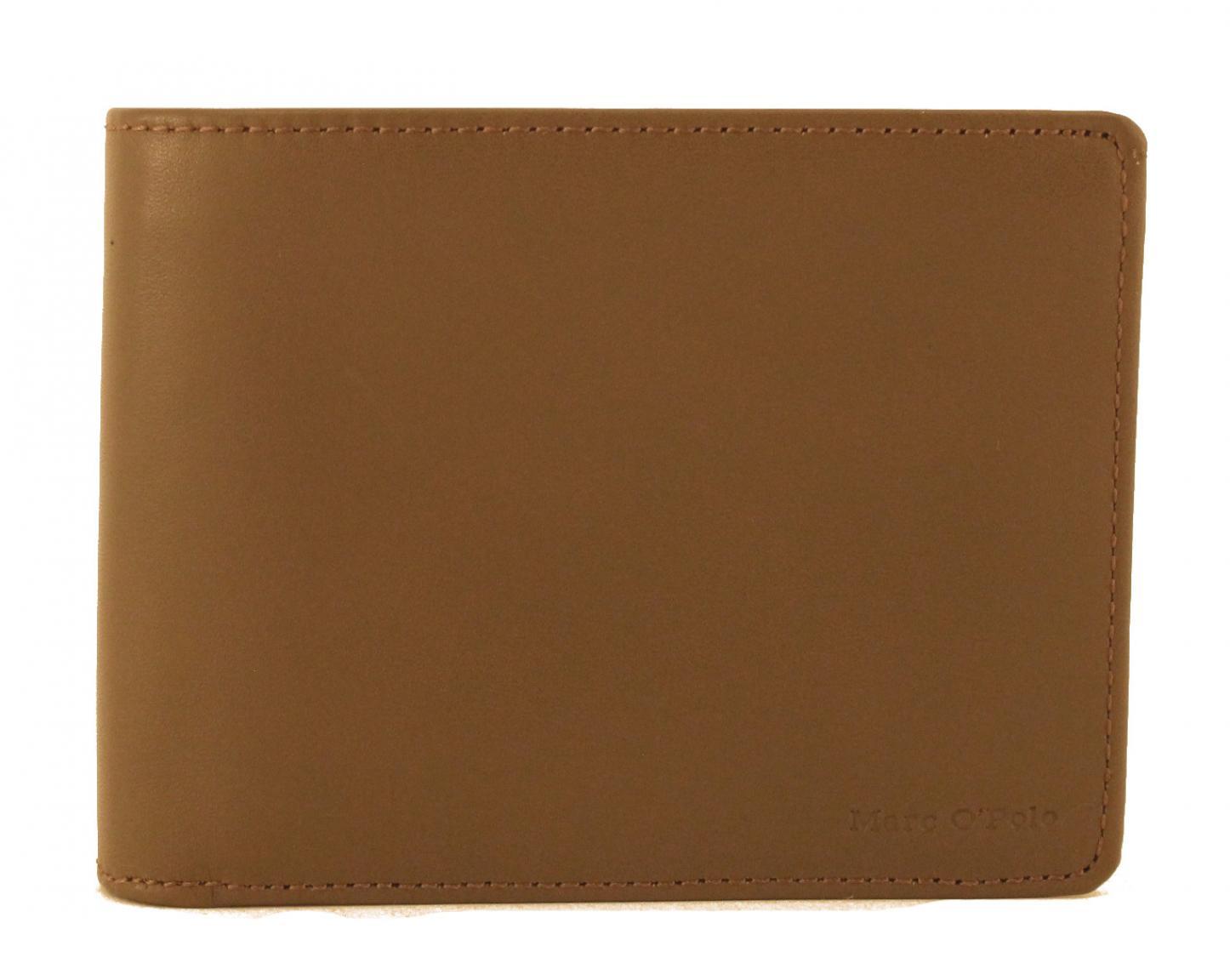 Marc`O Polo Herren Portmonee Querformat Leder Grau