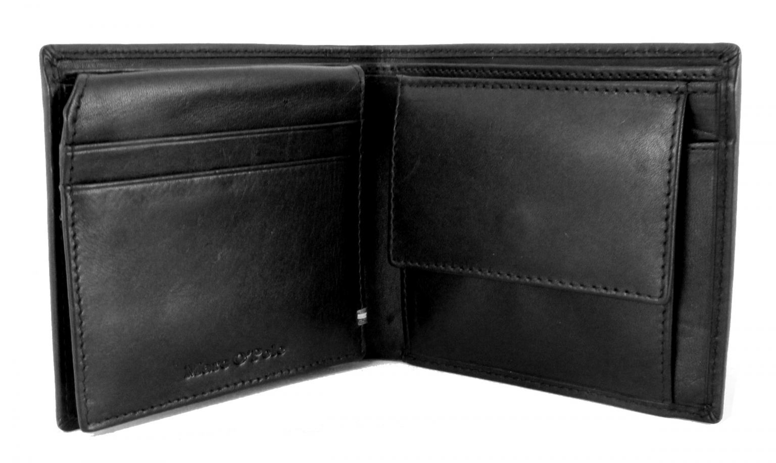 Marc`O Polo Herrenbörse Large Classic Leder schwarz
