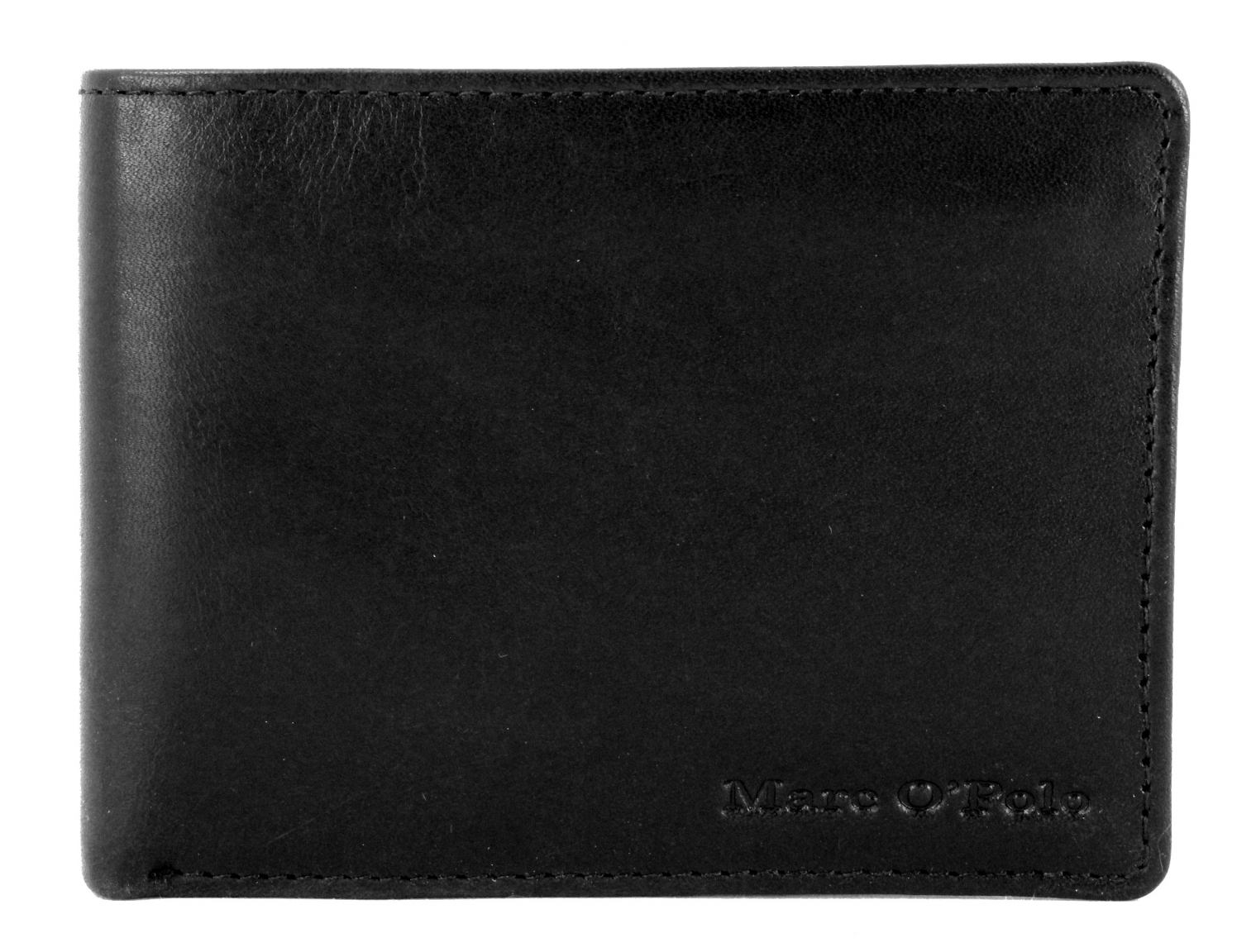 Marc`O Polo Herrenbörse OS  Classic Leder schwarz