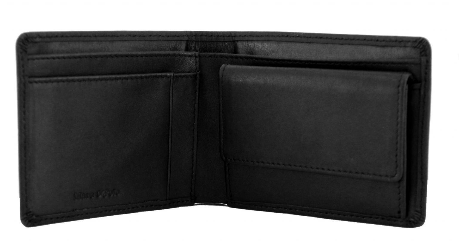 Marc`O Polo kleine Herren Geldbörse Quer Leder Cognac