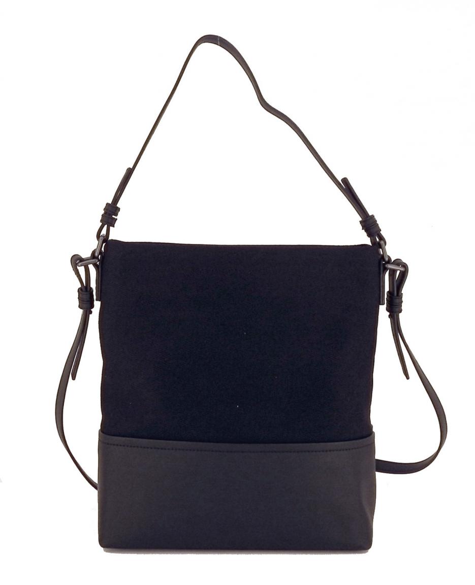 Marc OPolo Aufdruck Schultertasche Stoff mint grey