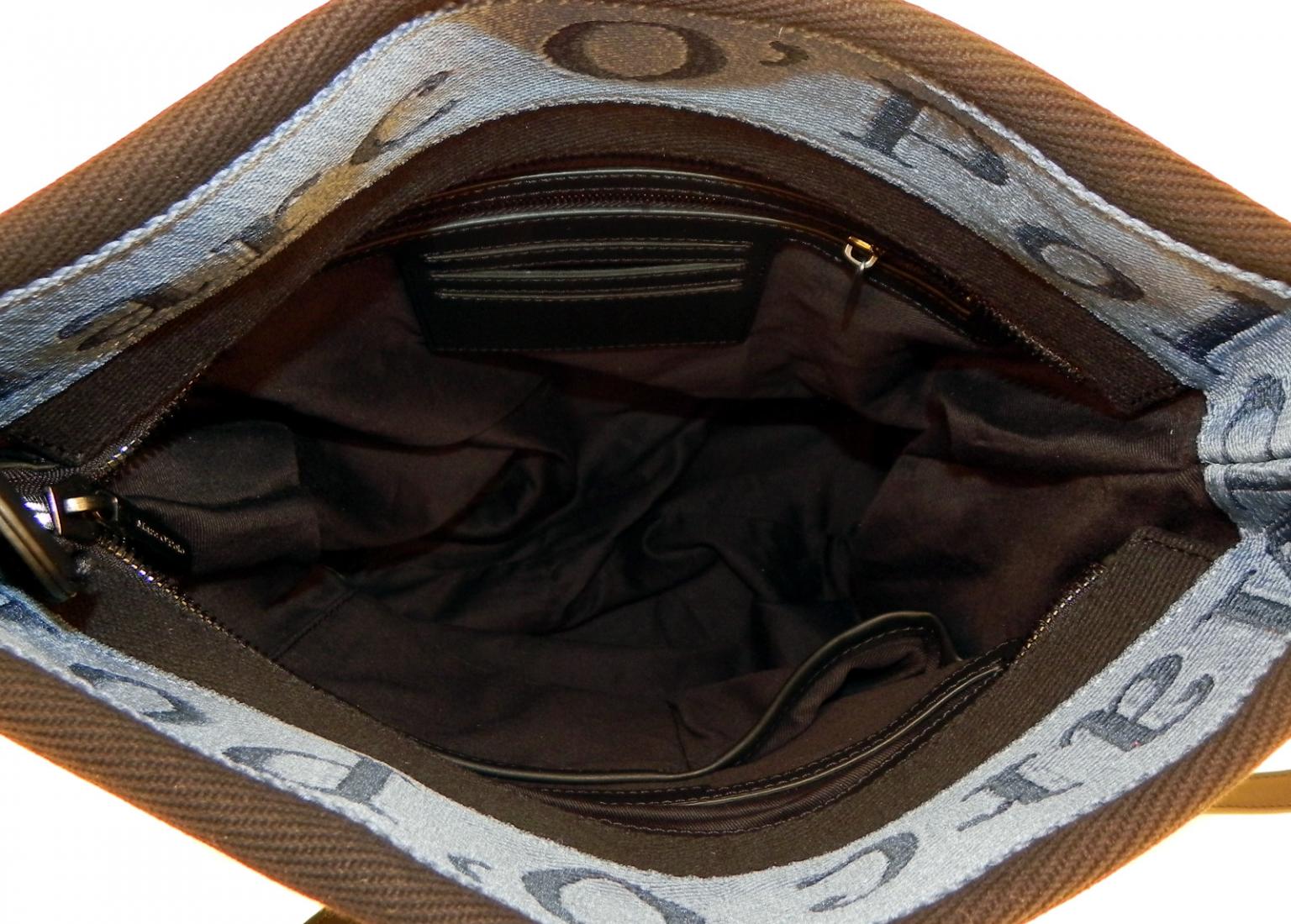 Marc OPolo Aufdruck Schultertasche Stoff mint grey