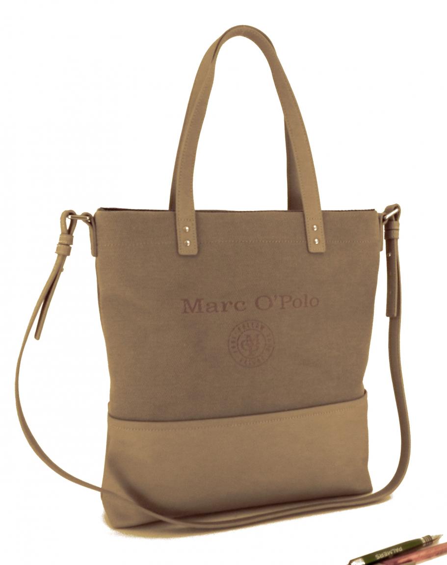 Marc OPolo Aufdruck Shoppertasche Stoff pearl grau